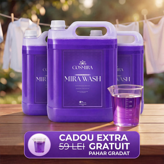 Pachet 3x Detergent de rufe MiraWash 5L + TRANSPORT GRATUIT