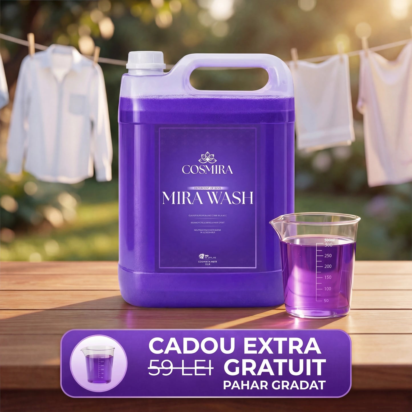 Detergent de rufe MiraWash 5L